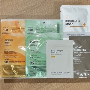 VT overnight Gel mask packs + Collagen Retinol Power Boosting Pad etc.